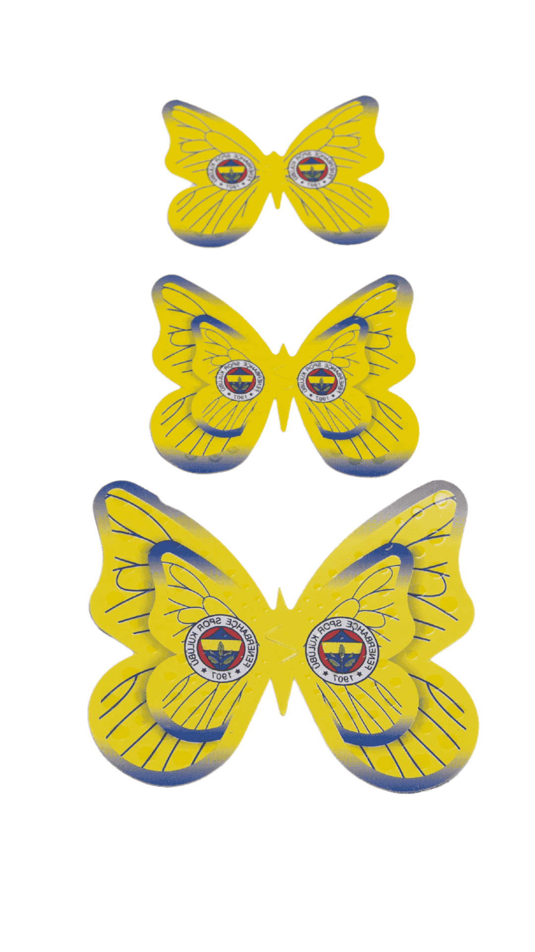 Fenerbahçe Kelebek Pasta Süsü