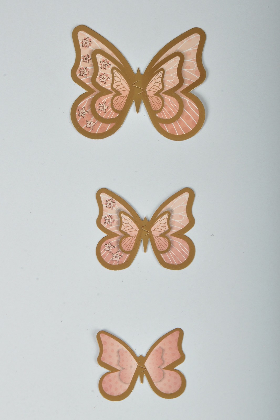 Gold Yaldız Çiçekli Rose Gold